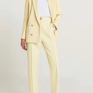 NWOT River Island yellow high waist pants